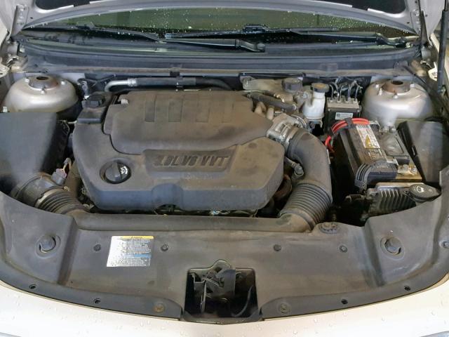 1G1ZE5E76AF205518 - 2010 CHEVROLET MALIBU LTZ ვერცხლისფერი ფოტო 7