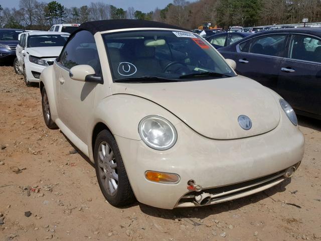 3VWCM31Y05M369160 - 2005 VOLKSWAGEN NEW BEETLE Krem foto 1