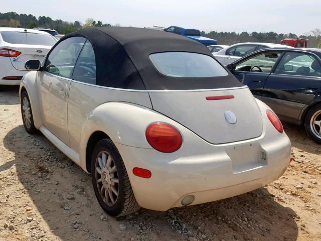 3VWCM31Y05M369160 - 2005 VOLKSWAGEN NEW BEETLE Krem foto 3