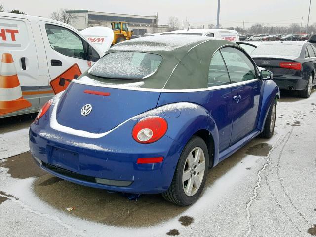 3VWRF31Y17M413870 - 2007 VOLKSWAGEN NEW BEETLE Blau Foto 4