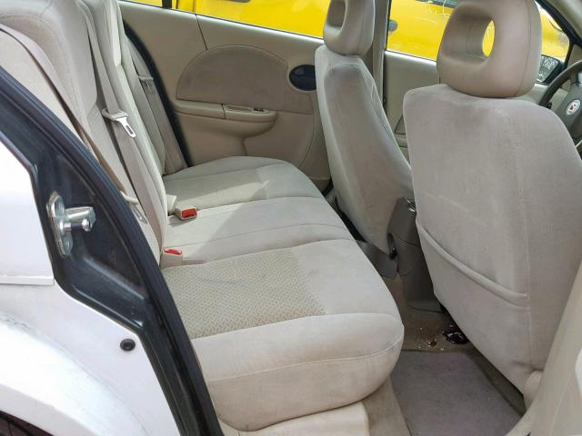 1G8AL55F86Z107642 - 2006 SATURN ION LEVEL WHITE photo 6