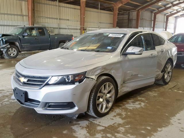 2G1145S38G9176008 - 2016 CHEVROLET IMPALA LTZ SILVER photo 2