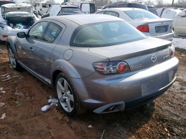 JM1FE17N540128467 - 2004 MAZDA RX8 GRAY photo 3