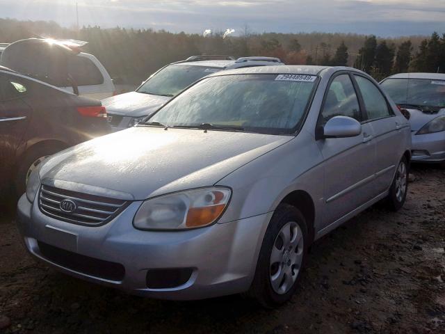 KNAFE121785536544 - 2008 KIA SPECTRA EX SILVER photo 2