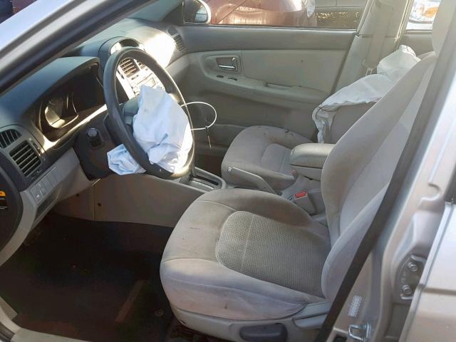 KNAFE121785536544 - 2008 KIA SPECTRA EX SILVER photo 5