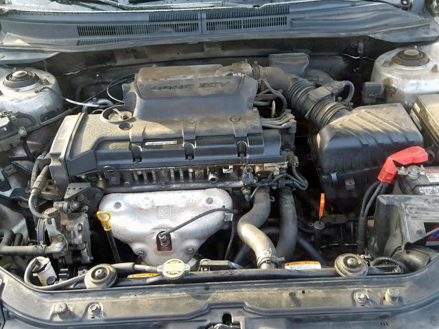 KNAFE121785536544 - 2008 KIA SPECTRA EX SILVER photo 7