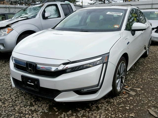 JHMZC5F33JC009819 - 2018 HONDA CLARITY TO WHITE photo 2