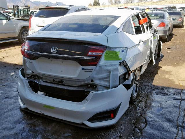 JHMZC5F37JC008236 - 2018 HONDA CLARITY TO WHITE photo 4