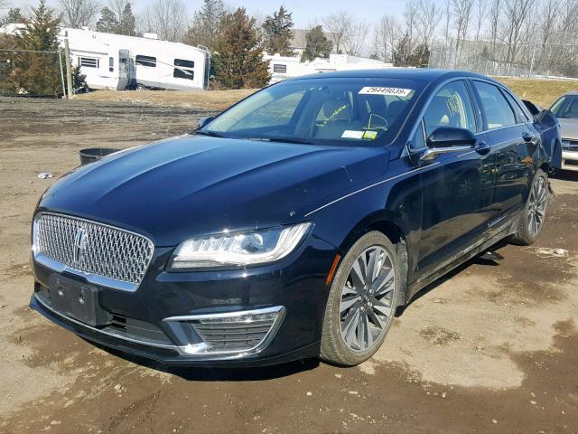 3LN6L5F96HR633713 - 2017 LINCOLN MKZ RESERV BLACK photo 2