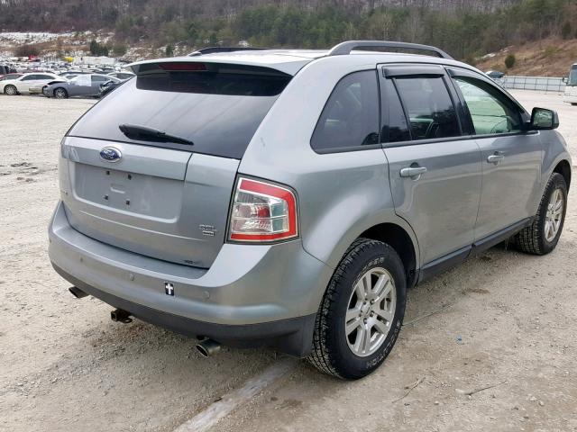 2FMDK48C37BB66339 - 2007 FORD EDGE SEL SILVER photo 4