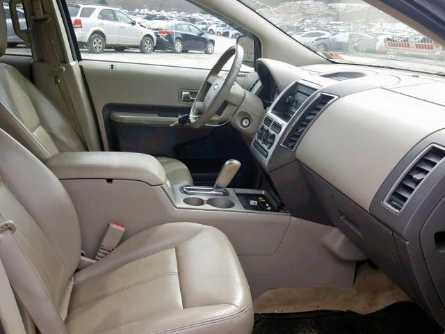 2FMDK48C37BB66339 - 2007 FORD EDGE SEL SILVER photo 5