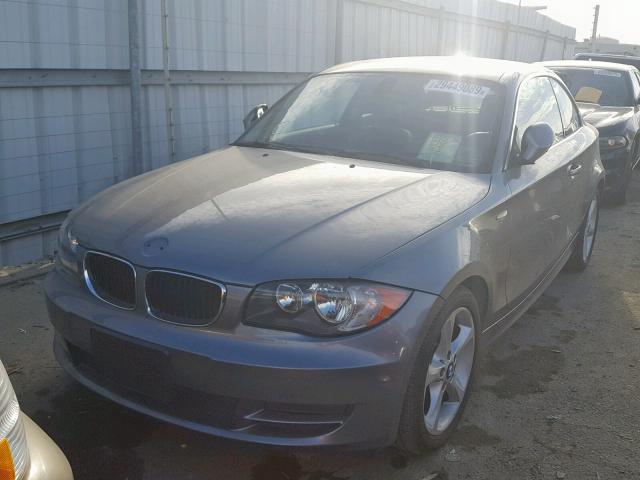 WBAUP9C50BVL90710 - 2011 BMW 128 I GRAY photo 2