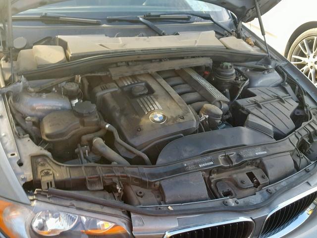 WBAUP9C50BVL90710 - 2011 BMW 128 I GRAY photo 7