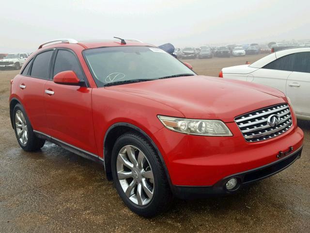 JNRAS08U94X111164 - 2004 INFINITI FX35 RED photo 1