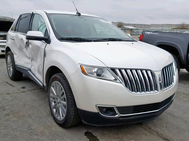 2LMDJ6JK3DBL12058 - 2013 LINCOLN MKX WHITE photo 1