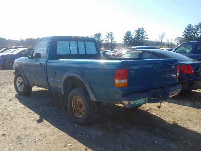 1FTCR11U9RTB14889 - 1994 FORD RANGER GREEN photo 3