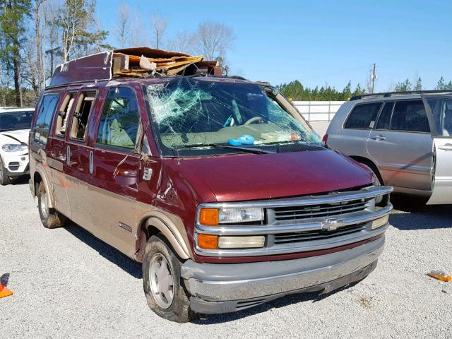 1GBFG15R021104489 - 2002 CHEVROLET EXPRESS G1 RED photo 1