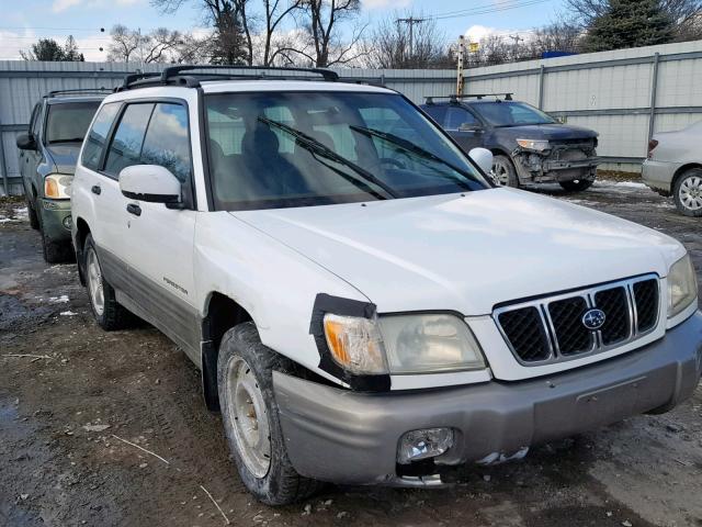 JF1SF65571H743732 - 2001 SUBARU FORESTER S WHITE photo 1