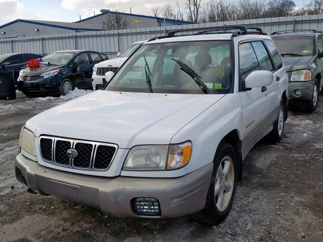 JF1SF65571H743732 - 2001 SUBARU FORESTER S WHITE photo 2