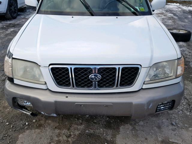 JF1SF65571H743732 - 2001 SUBARU FORESTER S WHITE photo 7