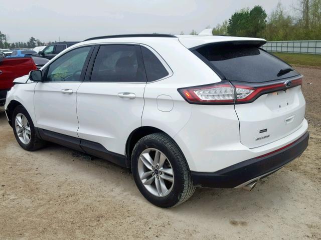 2FMPK3J87GBC66084 - 2016 FORD EDGE SEL WHITE photo 3