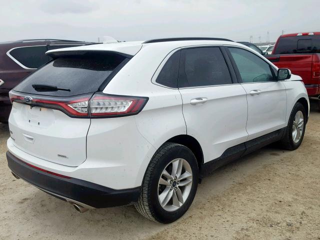 2FMPK3J87GBC66084 - 2016 FORD EDGE SEL WHITE photo 4