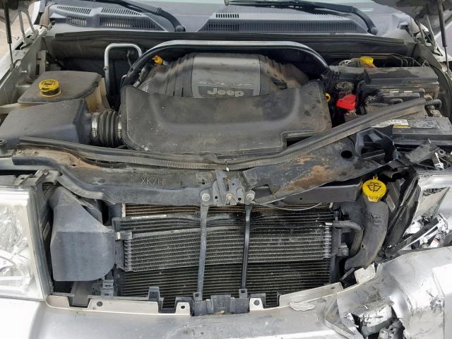 1J8HH58227C622745 - 2007 JEEP COMMANDER SILVER photo 7