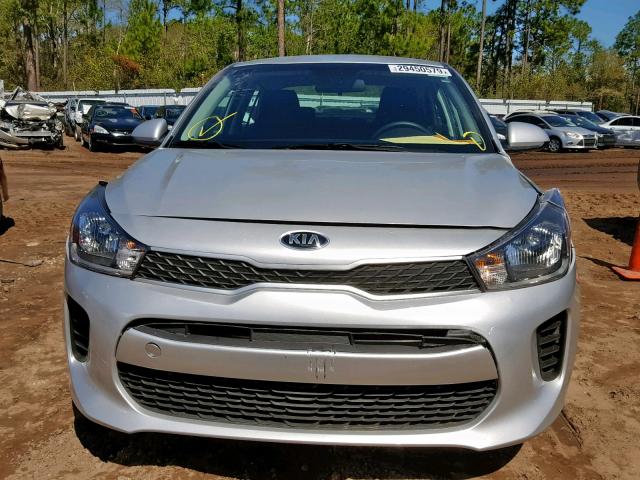 3KPA24AB0KE158712 - 2019 KIA RIO S SILVER photo 9