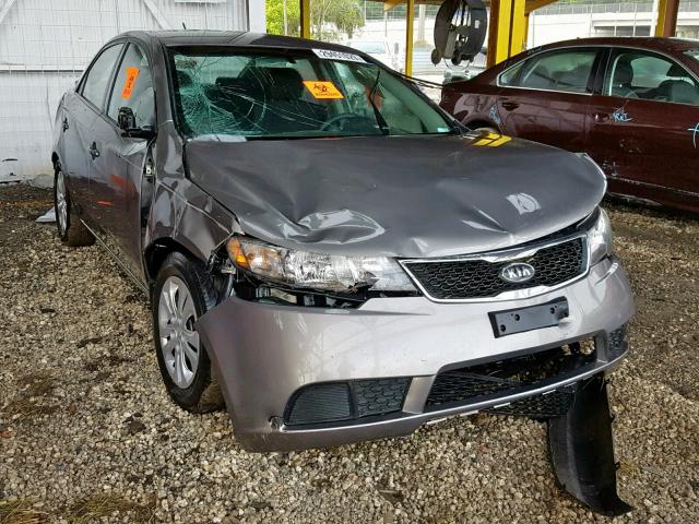 KNAFU4A22C5605020 - 2012 KIA FORTE EX GRAY photo 1