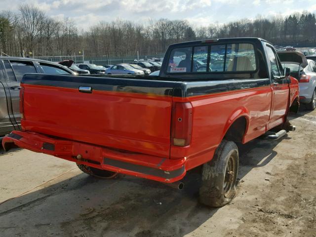 2FTHF26H0TCA64191 - 1996 FORD F250 RED photo 4