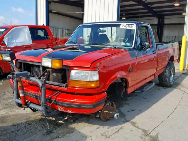 2FTHF26H0TCA64191 - 1996 FORD F250 RED photo 9