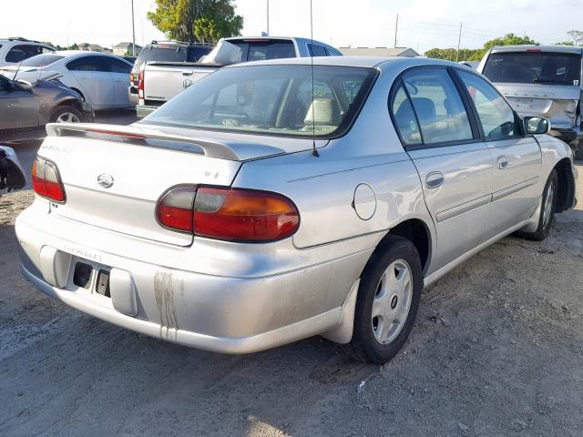 1G1NE52J61M671041 - 2001 CHEVROLET MALIBU LS SILVER photo 4