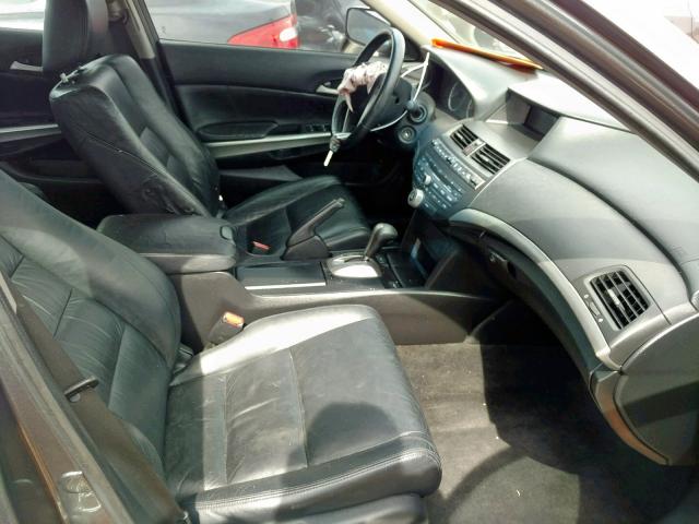 1HGCP2F89AA029575 - 2010 HONDA ACCORD EXL GRAY photo 5