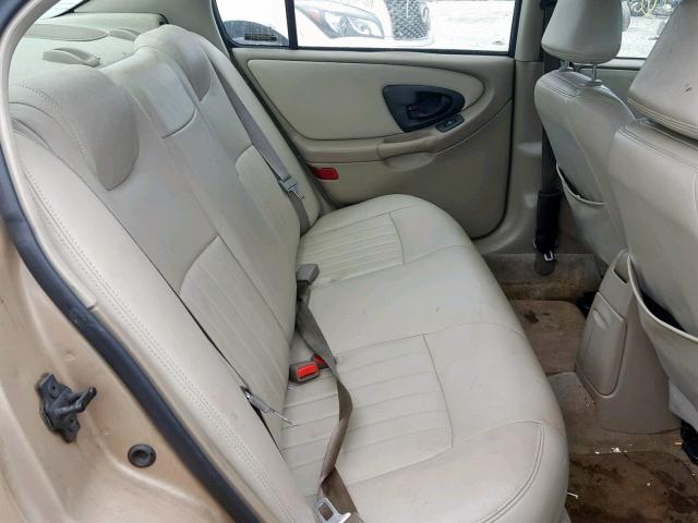 1G1NE52J616204030 - 2001 CHEVROLET MALIBU LS TAN photo 6