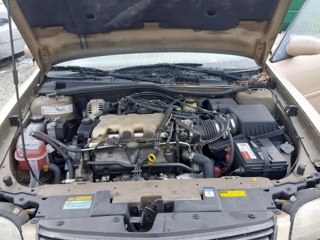 1G1NE52J616204030 - 2001 CHEVROLET MALIBU LS TAN photo 7