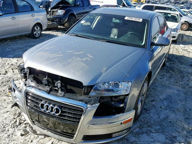 WAUMV94E19N001202 - 2009 AUDI A8 L QUATT SILVER photo 2