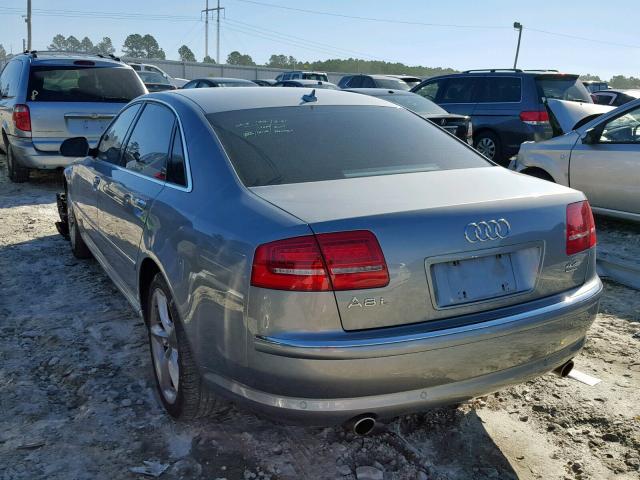 WAUMV94E19N001202 - 2009 AUDI A8 L QUATT SILVER photo 3