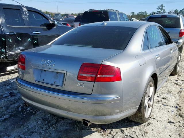 WAUMV94E19N001202 - 2009 AUDI A8 L QUATT SILVER photo 4