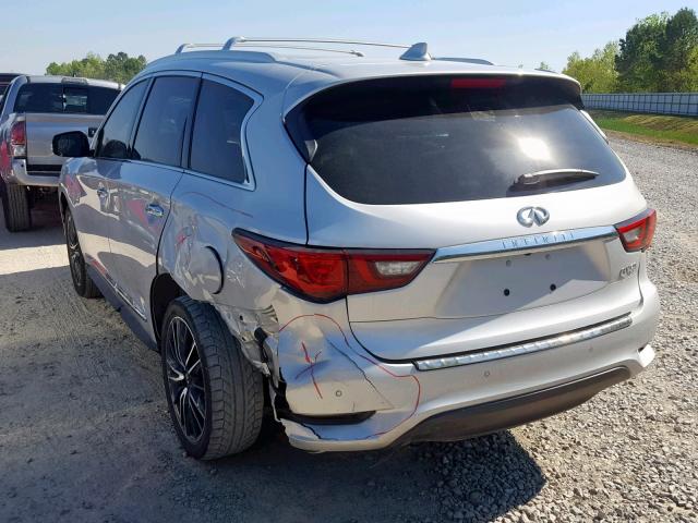 5N1DL0MN2KC500298 - 2019 INFINITI QX60 LUXE SILVER photo 3