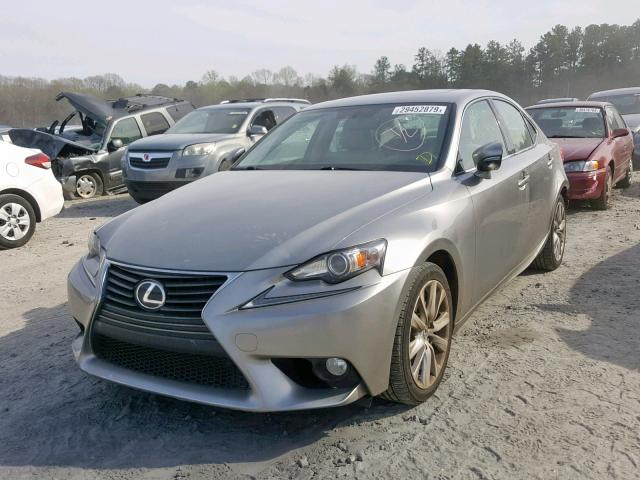 JTHBF1D27E5014480 - 2014 LEXUS IS 250 GRAY photo 2