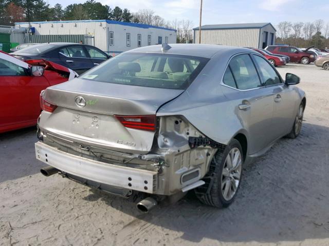 JTHBF1D27E5014480 - 2014 LEXUS IS 250 GRAY photo 4