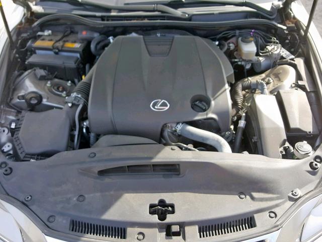 JTHBF1D27E5014480 - 2014 LEXUS IS 250 GRAY photo 7