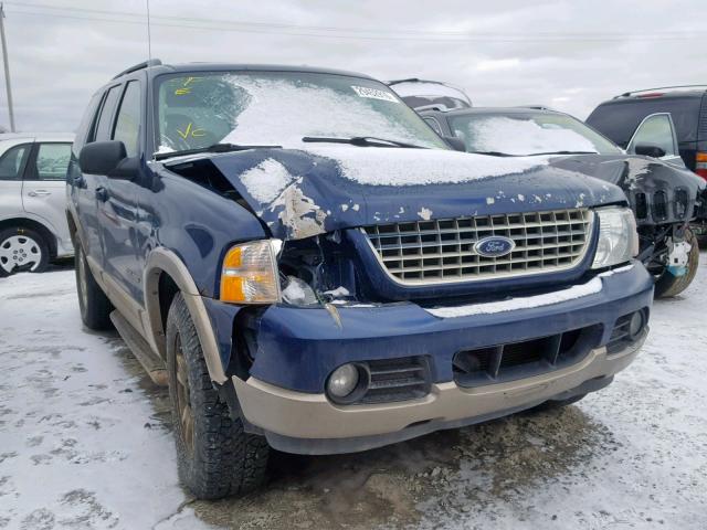 1FMDU74W84ZB05556 - 2004 FORD EXPLORER E BLUE photo 1