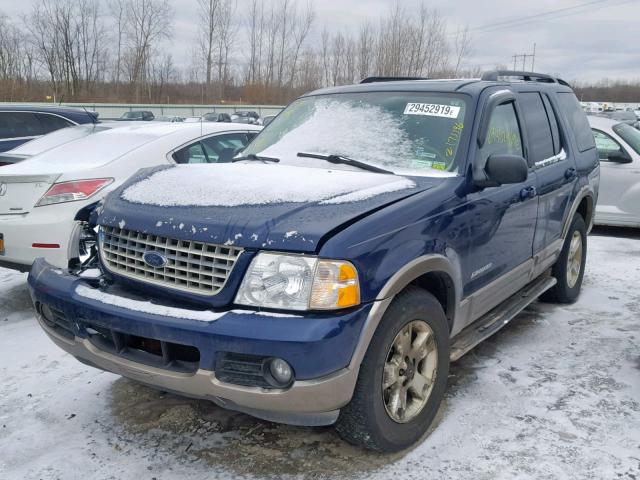 1FMDU74W84ZB05556 - 2004 FORD EXPLORER E BLUE photo 2