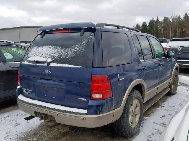 1FMDU74W84ZB05556 - 2004 FORD EXPLORER E BLUE photo 4