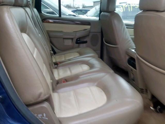 1FMDU74W84ZB05556 - 2004 FORD EXPLORER E BLUE photo 6