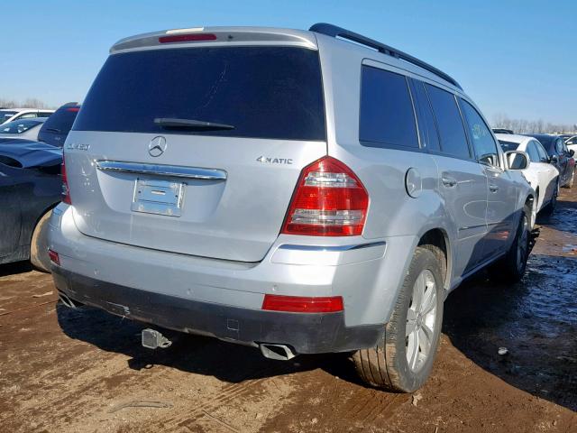 4JGBF71E47A211504 - 2007 MERCEDES-BENZ GL 450 4MA GRAY photo 4