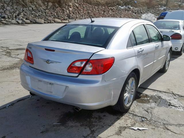 1C3LC66M78N215931 - 2008 CHRYSLER SEBRING LI SILVER photo 4