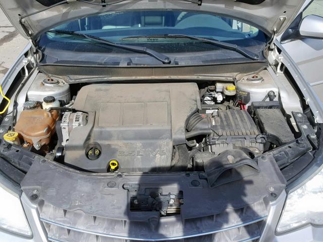 1C3LC66M78N215931 - 2008 CHRYSLER SEBRING LI SILVER photo 7