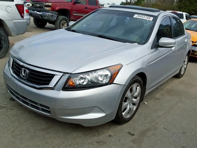 1HGCP26899A086838 - 2009 HONDA ACCORD EXL SILVER photo 2